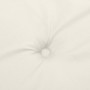 Cojines silla respaldo bajo 4 ud tela crema melange 100x50x4 cm by vidaXL, Cushions for chairs and sofas - Ref: Foro24-400245...