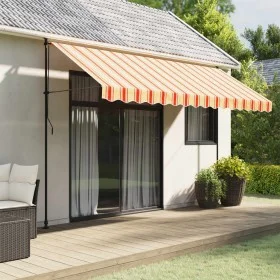 Ersatz-Baldachin-Streifenstoff gelb orange 4 m von vidaXL, Markisen - Ref: Foro24-367794, Preis: 14,22 €, Rabatt: %