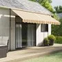 Ersatz-Baldachin-Borte Stoff gelb und grau gestreift 4 m von vidaXL, Markisen - Ref: Foro24-367812, Preis: 16,60 €, Rabatt: %