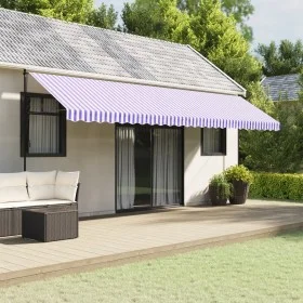 Ersatz-Baldachin-Borte in blau-weißen Streifen, 6 m. von vidaXL, Markisen - Ref: Foro24-367749, Preis: 16,49 €, Rabatt: %