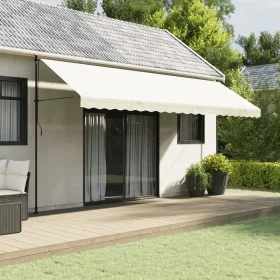 Tela de cenefa de toldo de repuesto rayas crema 5 m by vidaXL, Awnings - Ref: Foro24-367754, Price: 15,45 €, Discount: %