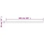 Tela de cenefa de toldo de repuesto rayas crema 5 m by vidaXL, Awnings - Ref: Foro24-367754, Price: 15,60 €, Discount: %