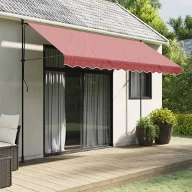 Tela de cenefa de toldo de repuesto rayas burdeos 3,5 m by vidaXL, Awnings - Ref: Foro24-367775, Price: 13,67 €, Discount: %