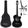 Western-Klassikgitarren-Set 12-teilig 6 Saiten schwarz 38" von vidaXL, Gitarren - Ref: Foro24-70133, Preis: 91,19 €, Rabatt: %