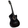 Western-Klassikgitarren-Set 12-teilig 6 Saiten schwarz 38" von vidaXL, Gitarren - Ref: Foro24-70133, Preis: 91,19 €, Rabatt: %