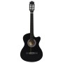 Western-Klassikgitarren-Set 12-teilig 6 Saiten schwarz 38" von vidaXL, Gitarren - Ref: Foro24-70133, Preis: 91,19 €, Rabatt: %