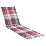 Tumbona con mesa y cojín madera maciza de teca de vidaXL, Tumbonas - Ref: Foro24-3063034, Precio: 300,42 €, Descuento: %