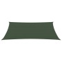 Toldo de vela verde oscuro HDPE 160 g/m² 2,5x3,5 m