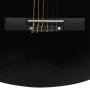 Western classical guitar set 12 pieces 6 strings black 38" by vidaXL, Guitars - Ref: Foro24-70133, Price: 89,52 €, Discount: %