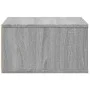Soporte impresora madera ingeniería gris Sonoma 49x40x22,5 cm de vidaXL, Soportes para impresoras - Ref: Foro24-840595, Preci...