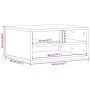 Soporte impresora madera ingeniería gris Sonoma 49x40x22,5 cm de vidaXL, Soportes para impresoras - Ref: Foro24-840595, Preci...