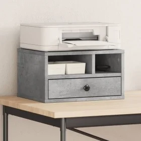 Concrete gray engineered wood printer support 40x32x22.5 cm by vidaXL, Printer supports - Ref: Foro24-840607, Price: 31,01 €,...
