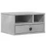 Soporte impresora madera ingeniería gris hormigón 40x32x22,5 cm de vidaXL, Soportes para impresoras - Ref: Foro24-840607, Pre...