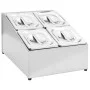 Gastronorm-Tablettträger mit 4 1/6 Edelstahltabletts von vidaXL, Behälter für Küchenutensilien - Ref: Foro24-51223, Preis: 70...