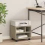 Druckerständer mit Sonoma-Eichenrädern 41x32x34,5 cm von vidaXL, Drucker unterstützt - Ref: Foro24-840613, Preis: 47,29 €, Ra...