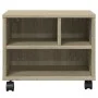 Druckerständer mit Sonoma-Eichenrädern 41x32x34,5 cm von vidaXL, Drucker unterstützt - Ref: Foro24-840613, Preis: 47,29 €, Ra...