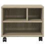 Druckerständer mit Sonoma-Eichenrädern 41x32x34,5 cm von vidaXL, Drucker unterstützt - Ref: Foro24-840613, Preis: 48,19 €, Ra...