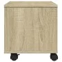 Druckerständer mit Sonoma-Eichenrädern 41x32x34,5 cm von vidaXL, Drucker unterstützt - Ref: Foro24-840613, Preis: 47,29 €, Ra...