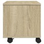 Druckerständer mit Sonoma-Eichenrädern 41x32x34,5 cm von vidaXL, Drucker unterstützt - Ref: Foro24-840613, Preis: 48,19 €, Ra...