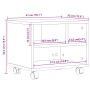 Druckerständer mit Sonoma-Eichenrädern 41x32x34,5 cm von vidaXL, Drucker unterstützt - Ref: Foro24-840613, Preis: 48,19 €, Ra...
