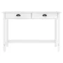 Hill console table with 2 pine wood drawers 110x45x74 cm by vidaXL, Side tables - Ref: Foro24-288992, Price: 91,19 €, Discoun...
