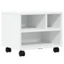 Druckerständer mit Rollen weiß 41x32x34,5 cm von vidaXL, Drucker unterstützt - Ref: Foro24-840611, Preis: 38,89 €, Rabatt: %