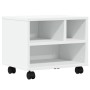 Printer stand with wheels white 41x32x34.5 cm by vidaXL, Printer supports - Ref: Foro24-840611, Price: 39,51 €, Discount: %