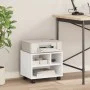Druckerständer mit Rollen weiß 41x32x34,5 cm von vidaXL, Drucker unterstützt - Ref: Foro24-840611, Preis: 38,89 €, Rabatt: %