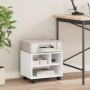 Druckerständer mit Rollen weiß 41x32x34,5 cm von vidaXL, Drucker unterstützt - Ref: Foro24-840611, Preis: 39,46 €, Rabatt: %