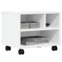 Druckerständer mit Rollen weiß 41x32x34,5 cm von vidaXL, Drucker unterstützt - Ref: Foro24-840611, Preis: 38,89 €, Rabatt: %