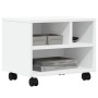 Druckerständer mit Rollen weiß 41x32x34,5 cm von vidaXL, Drucker unterstützt - Ref: Foro24-840611, Preis: 39,46 €, Rabatt: %