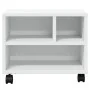 Druckerständer mit Rollen weiß 41x32x34,5 cm von vidaXL, Drucker unterstützt - Ref: Foro24-840611, Preis: 38,89 €, Rabatt: %