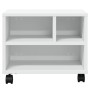 Druckerständer mit Rollen weiß 41x32x34,5 cm von vidaXL, Drucker unterstützt - Ref: Foro24-840611, Preis: 39,46 €, Rabatt: %