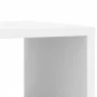 Side table with white engineered wood wheels 50x30x55 cm by vidaXL, Side tables - Ref: Foro24-840569, Price: 45,33 €, Discoun...