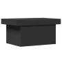 Black engineered wood coffee table 100x55x40 cm by vidaXL, Coffee table - Ref: Foro24-840871, Price: 74,61 €, Discount: %