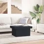 Black engineered wood coffee table 100x55x40 cm by vidaXL, Coffee table - Ref: Foro24-840871, Price: 74,61 €, Discount: %