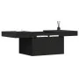 Black engineered wood coffee table 100x55x40 cm by vidaXL, Coffee table - Ref: Foro24-840871, Price: 74,61 €, Discount: %
