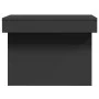 Black engineered wood coffee table 100x55x40 cm by vidaXL, Coffee table - Ref: Foro24-840871, Price: 74,61 €, Discount: %
