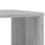 Sonoma grauer Beistelltisch mit Rädern aus technischem Holz, 50 x 30 x 55 cm von vidaXL, Seitentische - Ref: Foro24-840574, P...