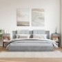 Nachttische 2 Stück betongraues Holzwerkstoff 35x34x65 cm von vidaXL, Nachttische - Ref: Foro24-840583, Preis: 65,22 €, Rabat...
