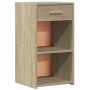 Nachttische, 2 Stück, Holzwerkstoff, Sonoma-Eiche, 35 x 34 x 65 cm von vidaXL, Nachttische - Ref: Foro24-840581, Preis: 64,26...