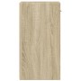 Nachttische, 2 Stück, Holzwerkstoff, Sonoma-Eiche, 35 x 34 x 65 cm von vidaXL, Nachttische - Ref: Foro24-840581, Preis: 64,26...