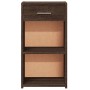 Mesita de noche madera de ingeniería marrón roble 35x34x65 cm de vidaXL, Mesitas de noche - Ref: Foro24-840588, Precio: 48,04 €