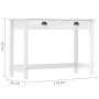 Hill console table with 2 pine wood drawers 110x45x74 cm by vidaXL, Side tables - Ref: Foro24-288992, Price: 91,19 €, Discoun...