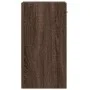 Mesita de noche madera de ingeniería marrón roble 35x34x65 cm de vidaXL, Mesitas de noche - Ref: Foro24-840588, Precio: 45,75...