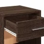 Mesita de noche madera de ingeniería marrón roble 35x34x65 cm de vidaXL, Mesitas de noche - Ref: Foro24-840588, Precio: 45,75...