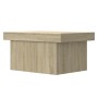 Mesa de centro madera de ingeniería roble Sonoma 80x55x40 cm