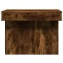 Smoked oak engineered wood coffee table 80x55x40 cm by vidaXL, Coffee table - Ref: Foro24-840867, Price: 61,00 €, Discount: %
