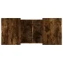 Smoked oak engineered wood coffee table 80x55x40 cm by vidaXL, Coffee table - Ref: Foro24-840867, Price: 61,00 €, Discount: %