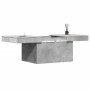 Mesa de centro madera de ingeniería gris hormigón 100x55x40 cm de vidaXL, Mesas de centro - Ref: Foro24-840873, Precio: 74,37...